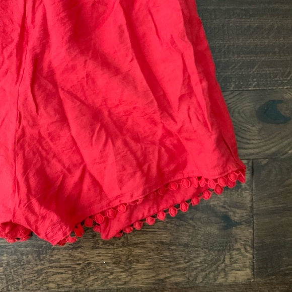 One and Only Collective Strapless Red Romper size M - Picture 7 of 11